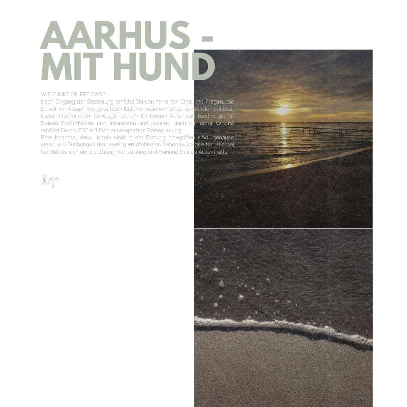Aarhus mit Hund