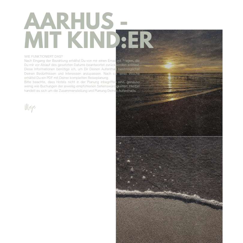 Aarhus mit Kind