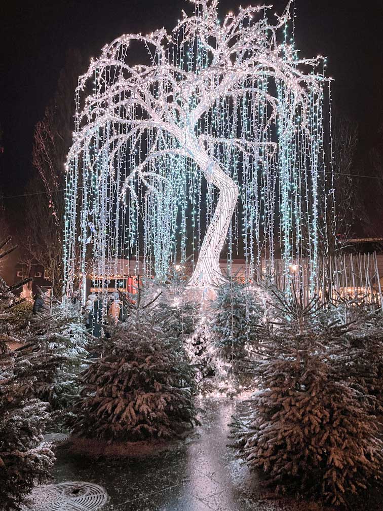 Lichtbaum in Tivoli Friheden