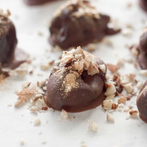 gefuellte datteln close up