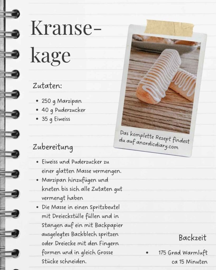 Kransekager Zubereitung